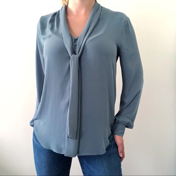 dusty blue long sleeve